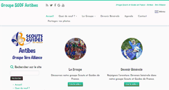 Desktop Screenshot of antibes.sgdf06.fr